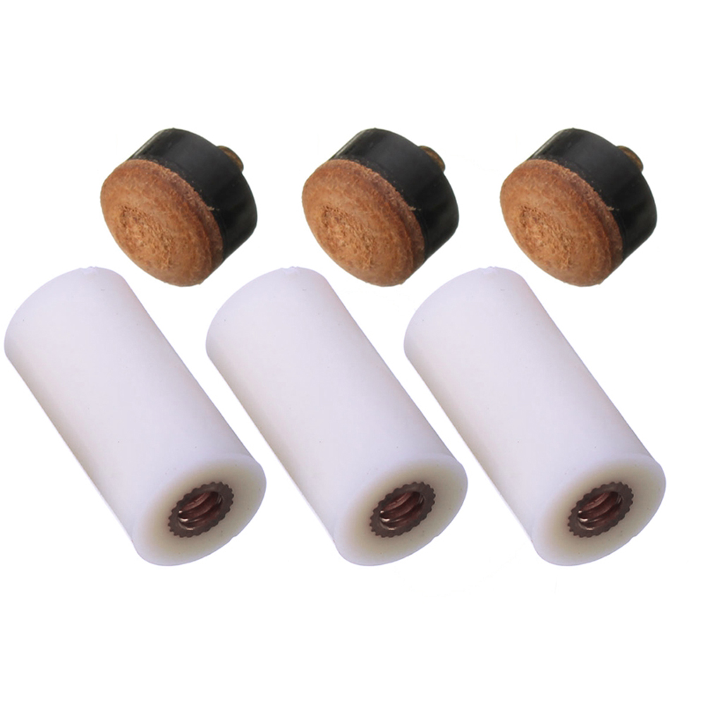 Brown 6 Set 12 mm Rigide de Billard Cue Conseils Laiton /à Visser /à Pointes de Rechange avec Billard B/âton Embouts pour Queues de Billard Conseils pour Le Remplacement Billard /à Visser /à Pointes
