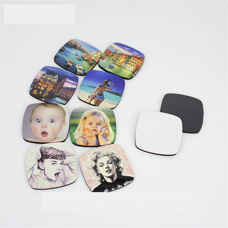 

mdf fridge magnets for dye sublimation wooden custom fridge magnet hot transfer printing diy blank consumables supplies DI-005 mix styles