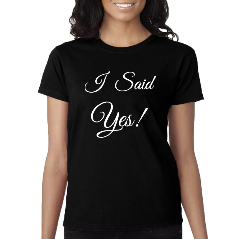 Copine fiancée T-Shirt-Drôle Cool engagés engagement poule Tee Top