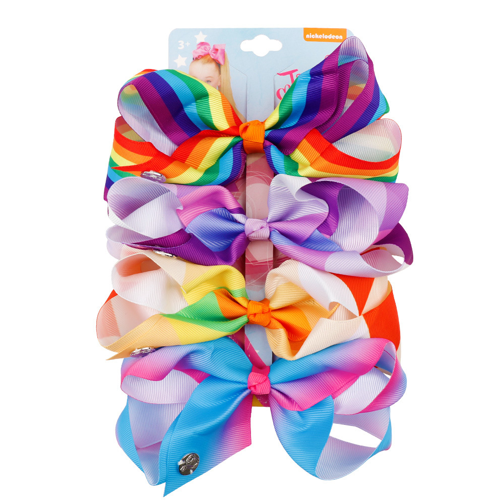 Heiße Einhorn Regenbogen Haarspangen Schnappt Haarnadel Mädchen Baby Kinderbogen