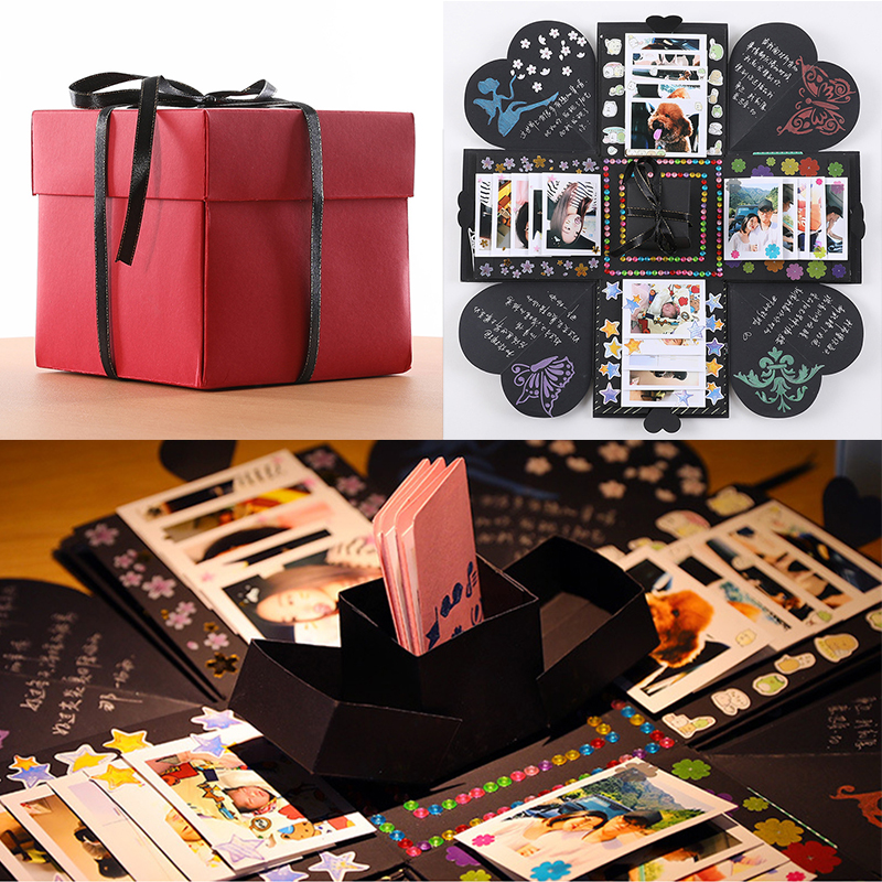 Explosionsbox Geburtstag Festival Geschenk