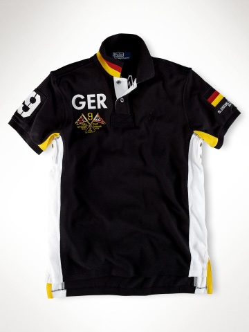 

discounted Horse Solid Short Sleeve Summer Men's Polo shirt national flag Big pony size S-XXL 0ZQI