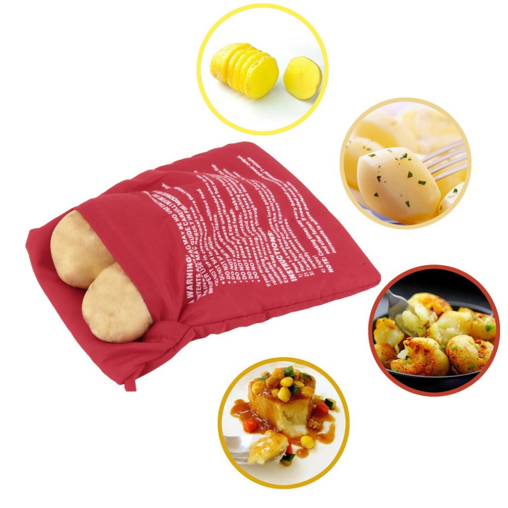 1* Kochtasche Tasche Beutel Kartoffelbeutel Mikrowelle Backbleche Küche Zuhause