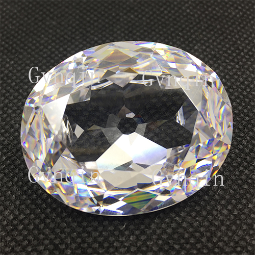 

free shipping by DHL White oval Koh-I-Noor modern Diamond loose cubic zirconia gem stones