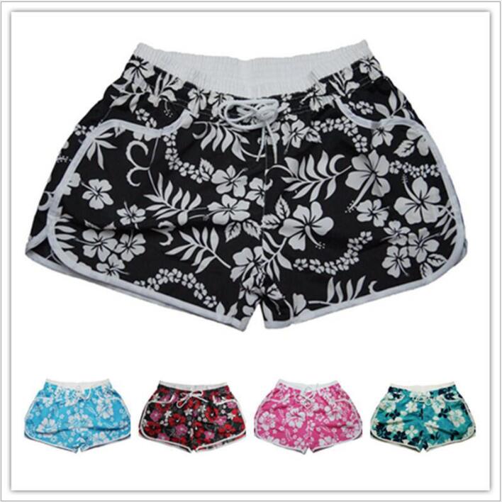 womens floral swim shorts