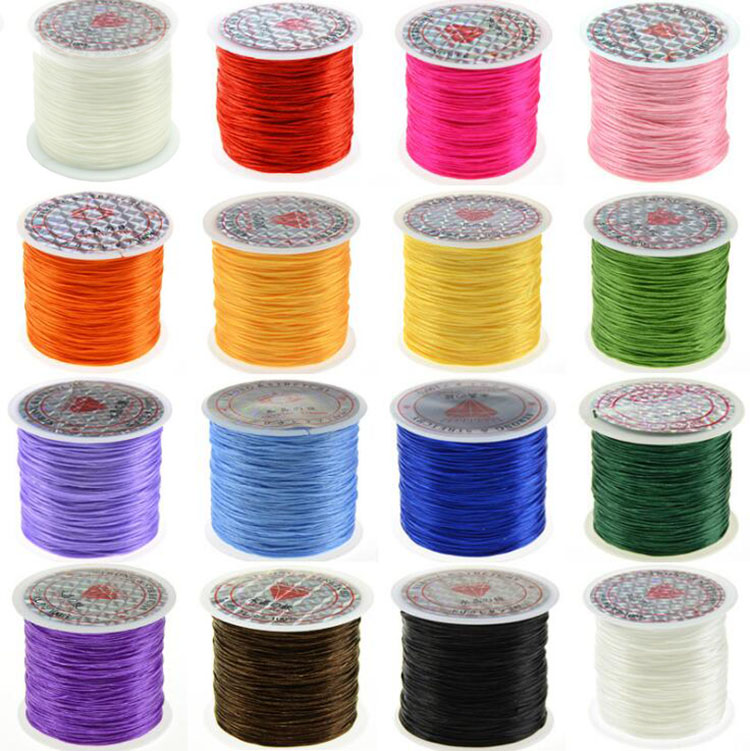 

Transparent Clear Strong Stretchy Crystal Elastic Beading Line Cord Thread String For DIY Necklace Bracelet Jewelry Making Wholesale Price