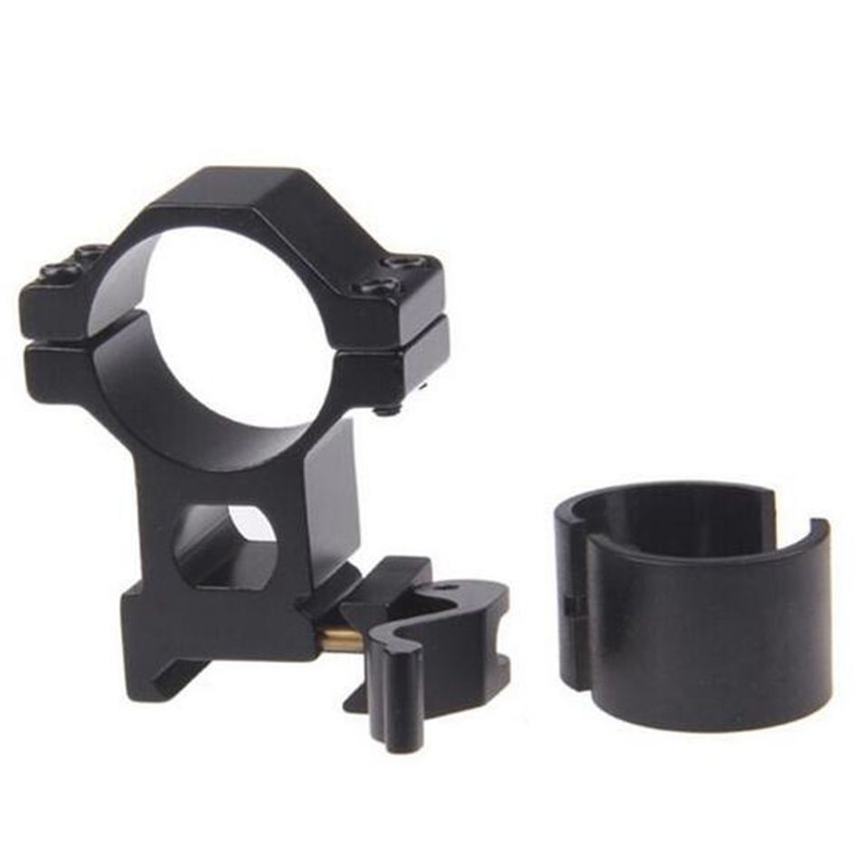 

25mm to 30mm QD quick release scope mount with Weaver Picatinny rail base for hunting