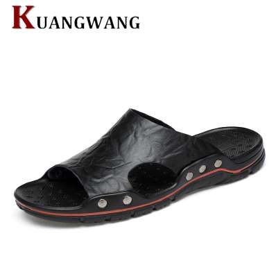 

New Summer Fashion Shoes Men Flats Sandals Slides Beach Flip Flops Men's Sandals Casual Slippers Shoes For Men, Black