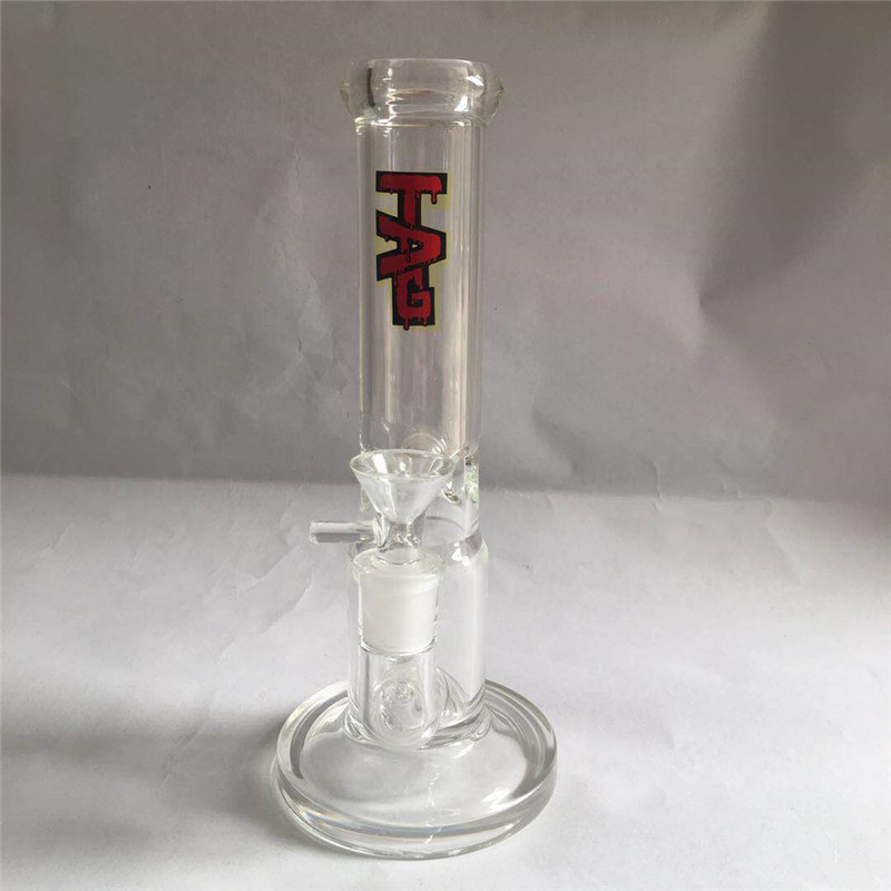 

New Glass bong glass smoking pipe glass water pipe with 1 percs 9 inches high 14mm joint (GB-390