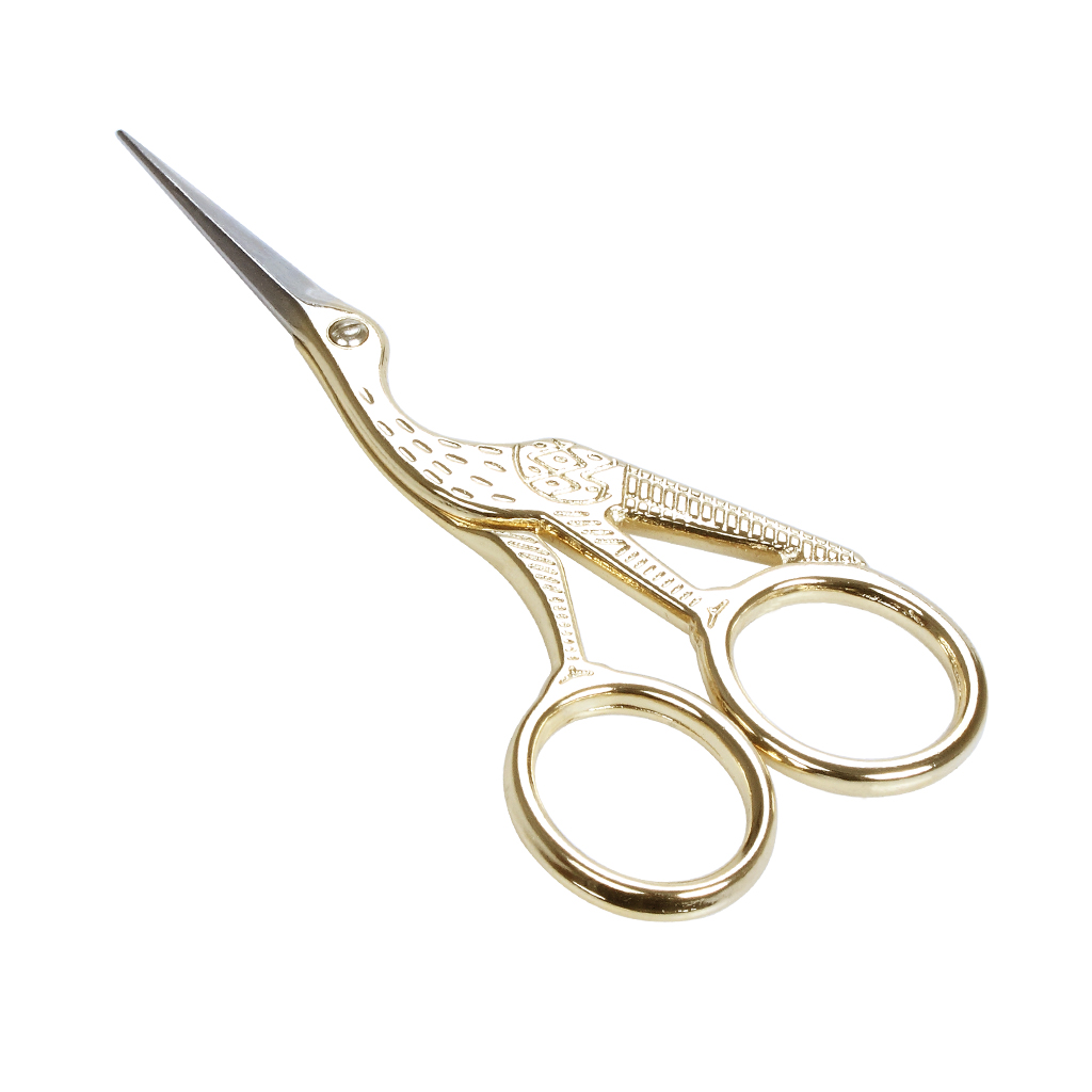 

Sewing Scissors Vintage Stork Shape Stainless Steel Embroidery Sewing Tools for Measures Retro Craft Shears Fabric