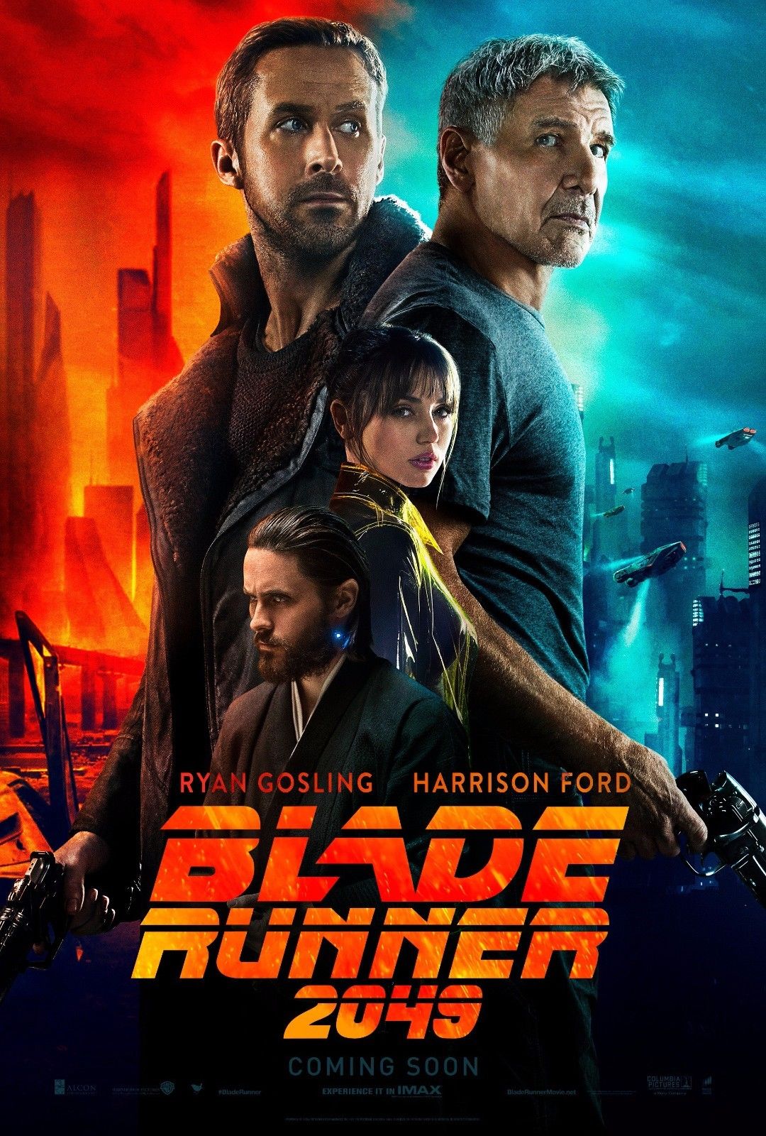 P-81 Art Harrison Ford Blade Runner Vintage Movie Classic Canvas Poster 24x36in