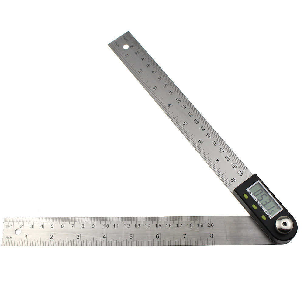 

200mm Digital Protractor Inclinometer Goniometer Level Measuring Tool Electronic Angle Gauge Stainless Steel Angle Ruler