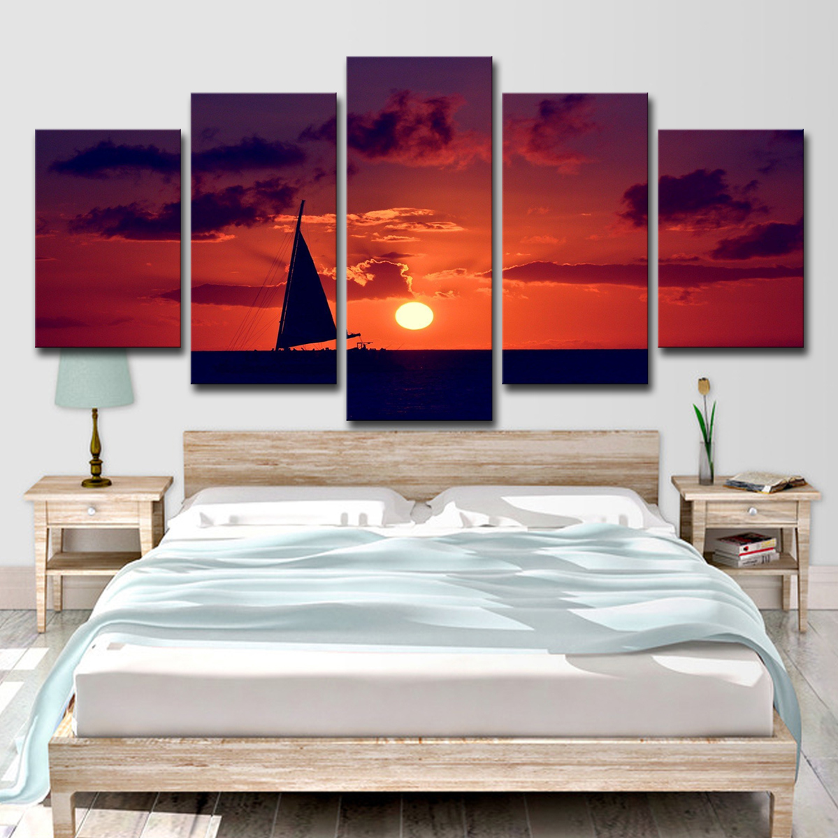 AREABP Popolare Home Decor Quadro 5 Pannello Animali Bianchi Cavalli Stampa su Tela Pittura Arte Murale Immagini Modulari per Soggiorno-FrameB AREABP Popolare Home Decor Quadro 5 Pannello Animali Bianchi Cavalli Stampa su Tela Pittura Arte Murale Immagini Modulari per Soggiorno-FrameB