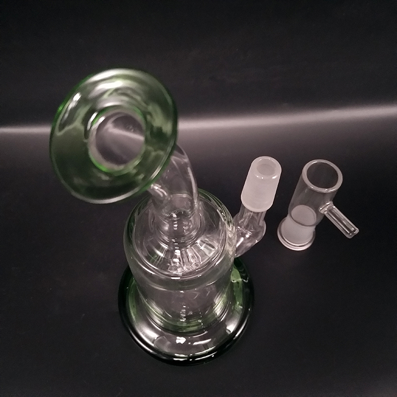 

E-cigarette Hookahs Clear Glass Bong for Smoking Dry Herb Dab Rig Mini Clear Glass Pipe Smoking Water Pipe with Banger Bowl Bubbler