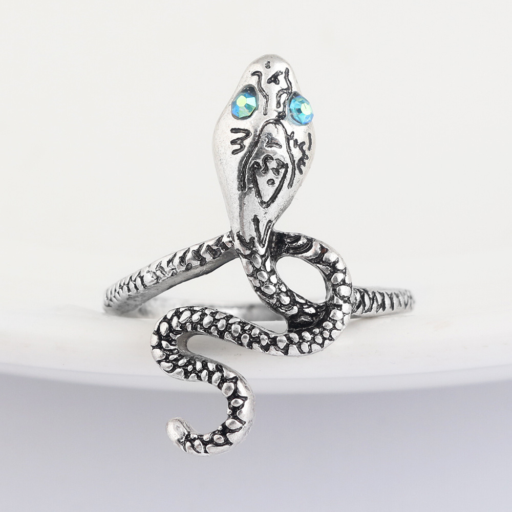 Fashion Hommes Punk Réglable Serpent Anneaux Pour Acier Inoxydable Bijoux meilleurs vendeurs