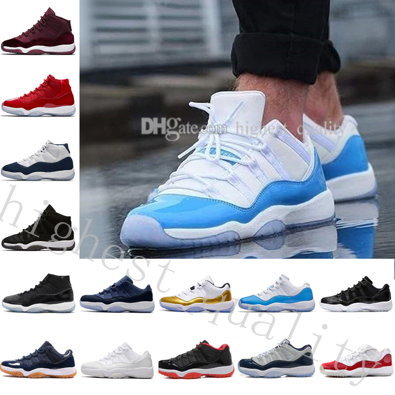 

2018 New 11 Gym Red Chicago Midnight Navy Win Like 82 Unc Space Jam Men Women Basketball Shoes 11s Sports Shoes Sneakers US 5.5-13 Eur 36-47, #22 high heiress black