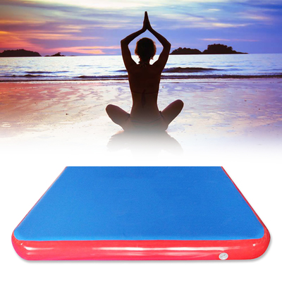 

door to door 4mx4mx0.2m inflatable air track gymnastic airtrack tumbling mat gym air mat for sale