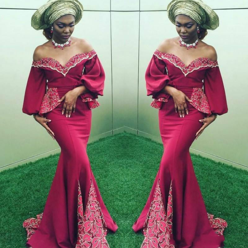 african print evening gown