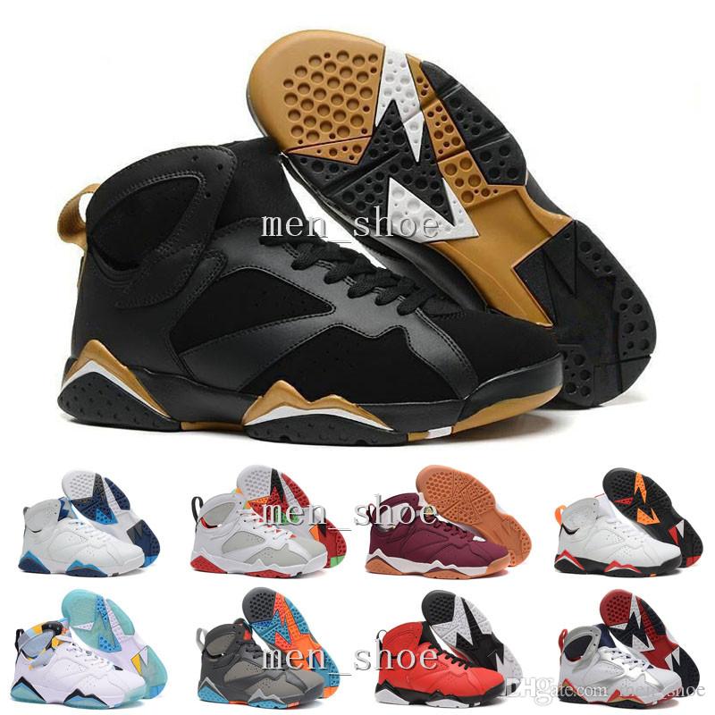 

With Box]Wholesale 7 French Blue Basketball Shoes VII Training Cheap 7s sports Sneakers Best Athletics Boots Discount Size8.0-13, #01