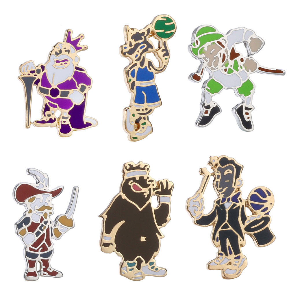 Cute Animal Small Size Hard Enamel Brooches Pins Lapel Pins For Children Mens Clothes Backpack Hat Jacket Badge Wholesale 2018 New Fashion-image-414954552