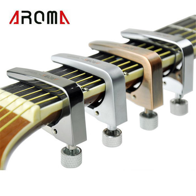 

Marca Nuevo Aroma AC-11 Guitar Capo Aleación De Zinc para Las Guitarras Eléctricas Acústicas 4 Colores Partes de Guitarra y Accesorios