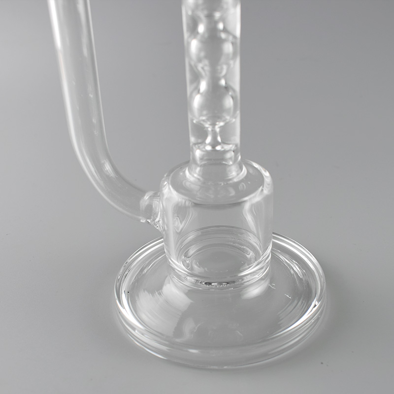 

Upline Water Pipe Spline Perc Glass Bongs 14 Inches Bubbler Water Pipe with 10mm female joint