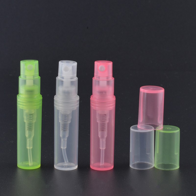 

2ml Plastic Refillable Parfum Bottle Empty Sample Pump Spray Perfume Bottles
