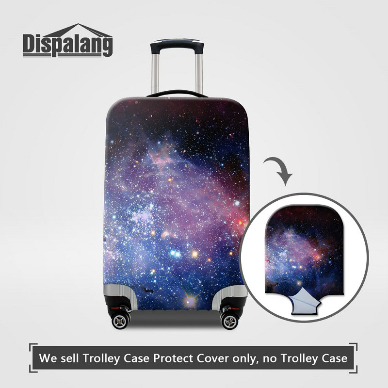 

Luggage Protective Covers For 18 To 32 Inch Trolley Suitcase Universe Space Nebula Printing Men's Elastic Dust Bags Case Travel Accessories