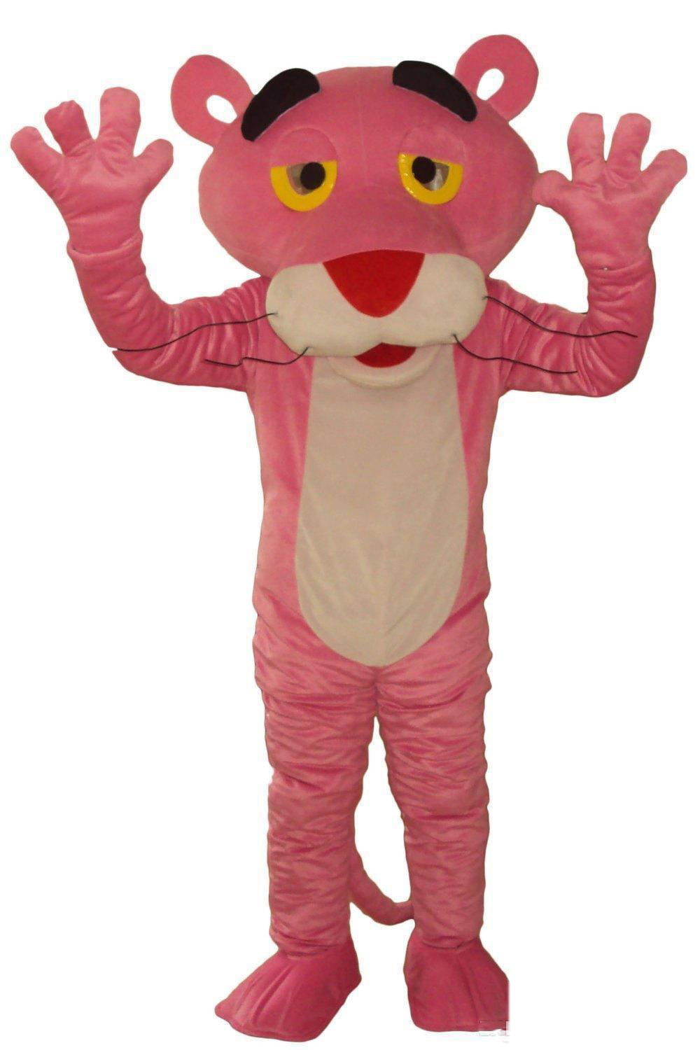

2018 Hot sale pink panther mascot costume cartoon clothing fancy dress, As picture