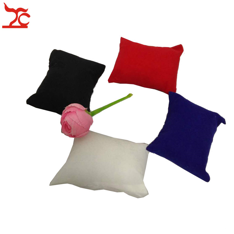 

Big Sale 20Pcs Velvet Jewelry Display Holder Chain Bracelet Bangle Pillow Economic Watch Bead Chain Organizer Pillow Cushion Stand Box