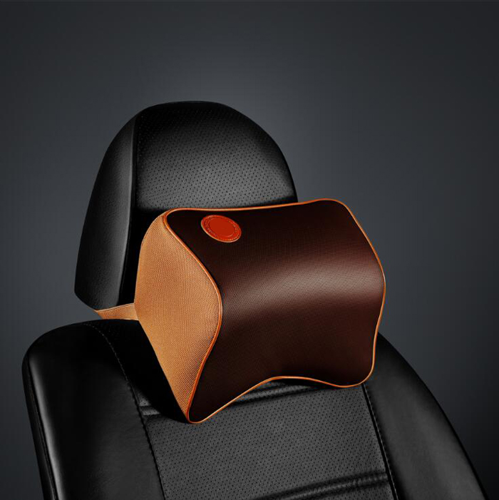 

Auto Car Seat pillow headrest cushion neck support Universal Fit SUV sedans front/back seat automotive parts space memory foam PU leather