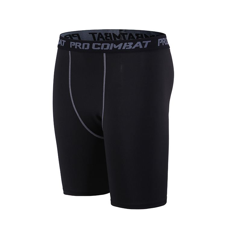 

Men Running Shorts Tights Trousers Sweatpants Fitness Jogger Gym Quick Dry Sport Shorts Compression Boys Underwear, Black
