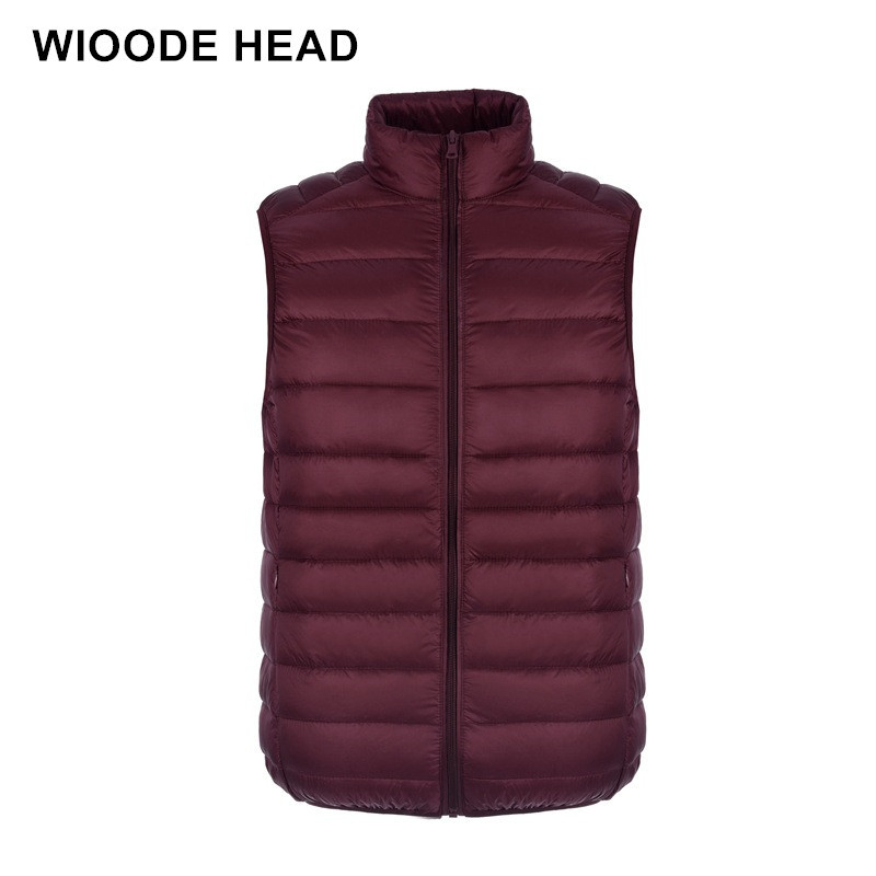 2017 New Casual Brand Men Sleeveless Jacket Winter Ultralight White Duck Down Vest Male Slim Vest Mens Windproof Warm Down Coats L18101103