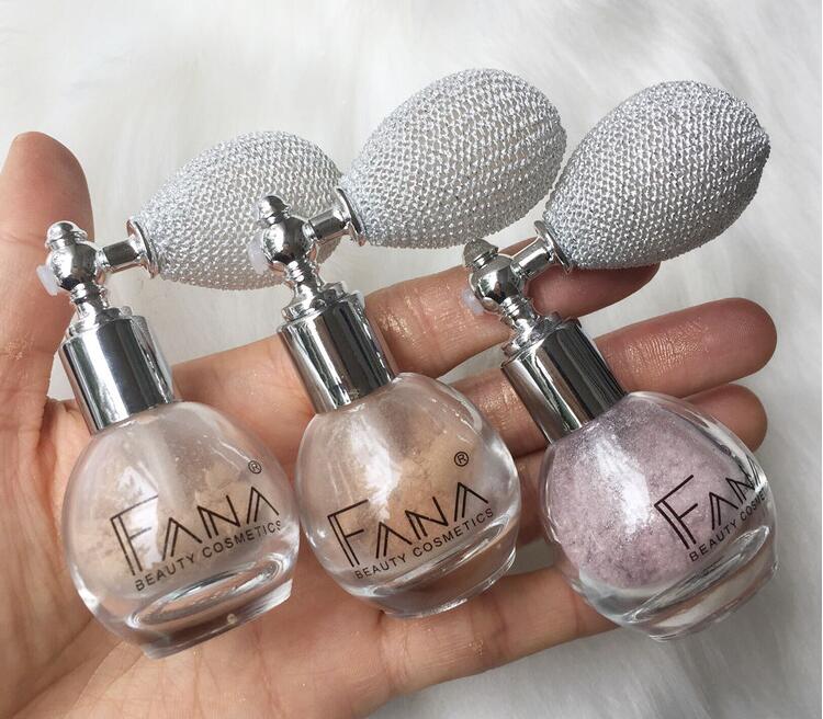 

FANA Beauty makeup Diamond Glitter Powder Spray Beauty Highlighter Shimmer Face powder eyeshadow 4colors drop shipping