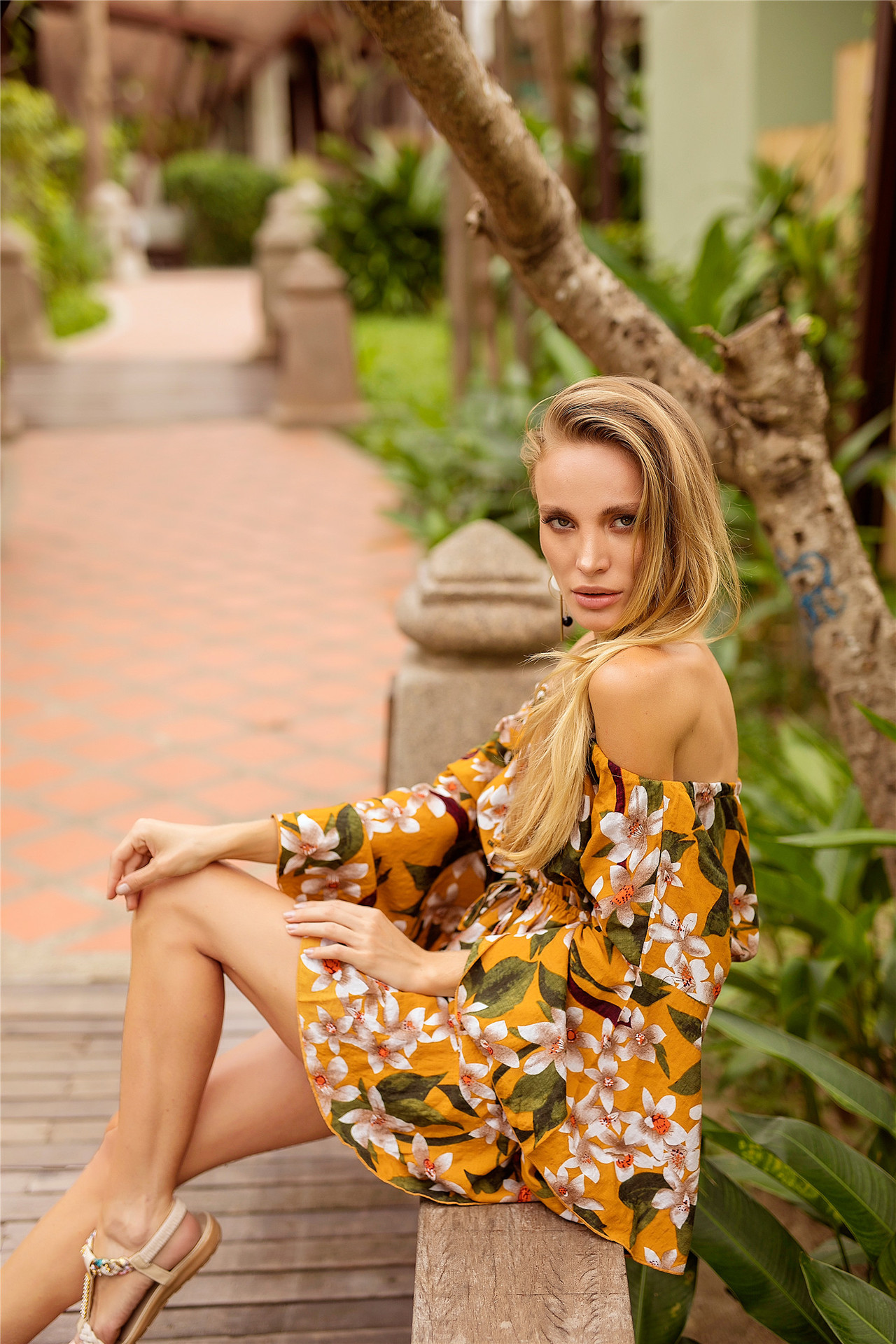 

Summer Dress Summer Sexy Off Shoulder Floral Print Dress Boho Style Short Party Beach Dresses Vestidos de fiesta, Yellow