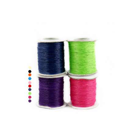 

Free Shipping 1MM Korea Wax Cord 15m/lot 15 Colors Jewelry Cord Jewelry Making