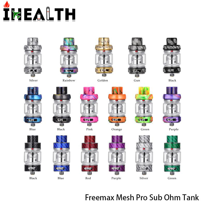 

Authentic Freemax Mesh Pro Subohm Tank Atomizer 5ml Capacity 25mm Diameter first Double & Triple Mesh Coil Sub Ohm Tank
