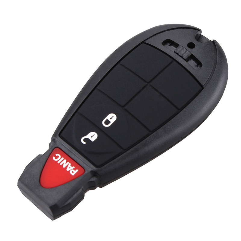 3Button Panic Keyless Remote Fob Key Shell Key Blank Case For Car Chrysler Dodge Insert Blade-image-415174590