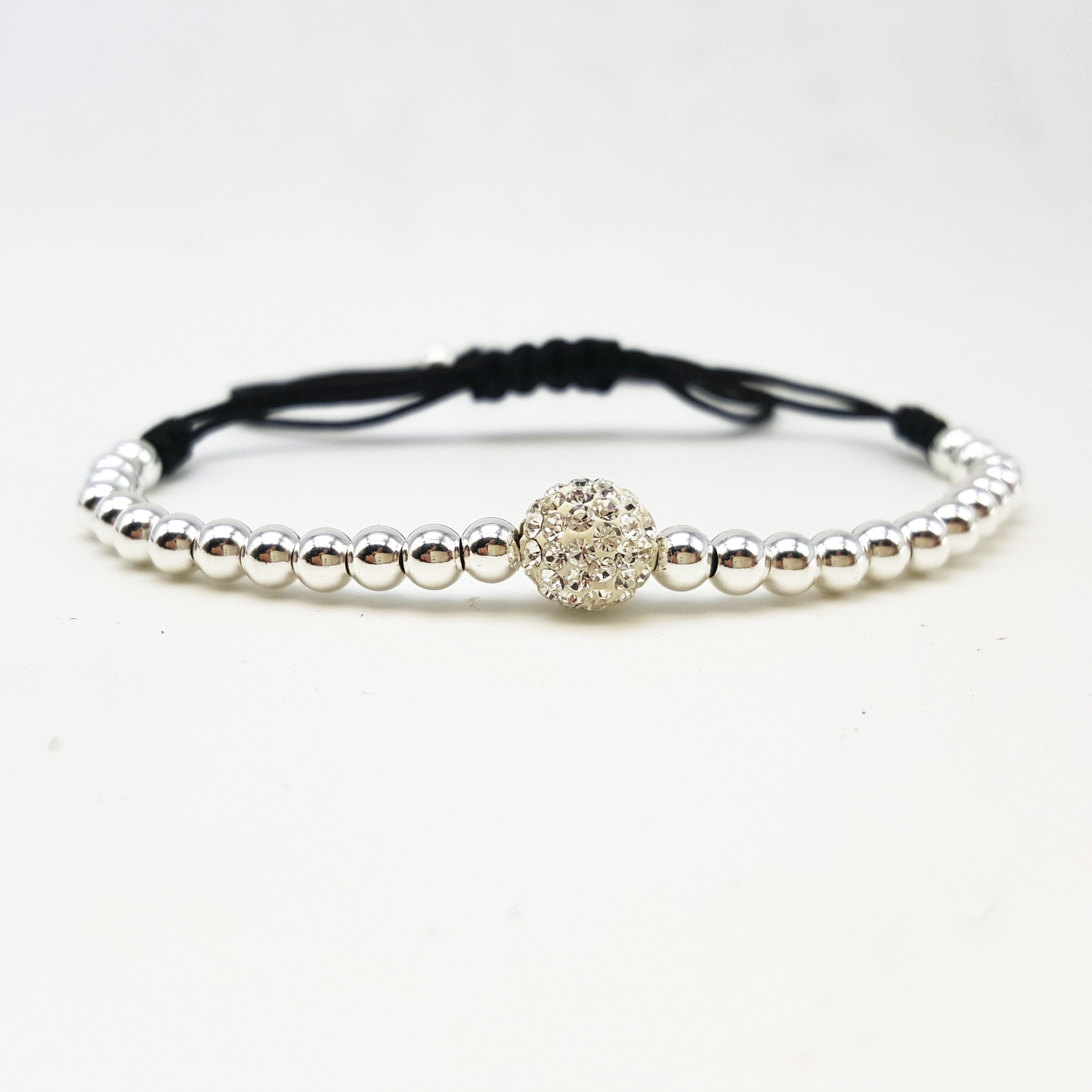 

Fashion Imperial Crown Charm Men's Bracelets Micro Pave CZ Beads Trendy Braided Macrame Bracelets