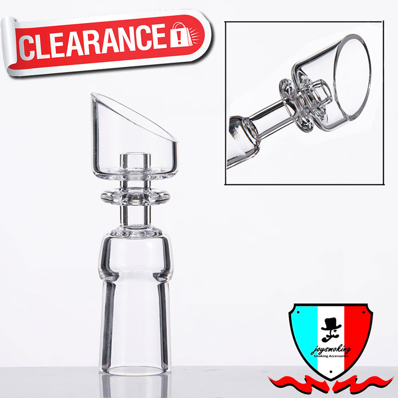 

Quartz Nail Domeless Ninja Cut Polished Joint Male/Female 6 Joint Sizes for glass bong dab rigs