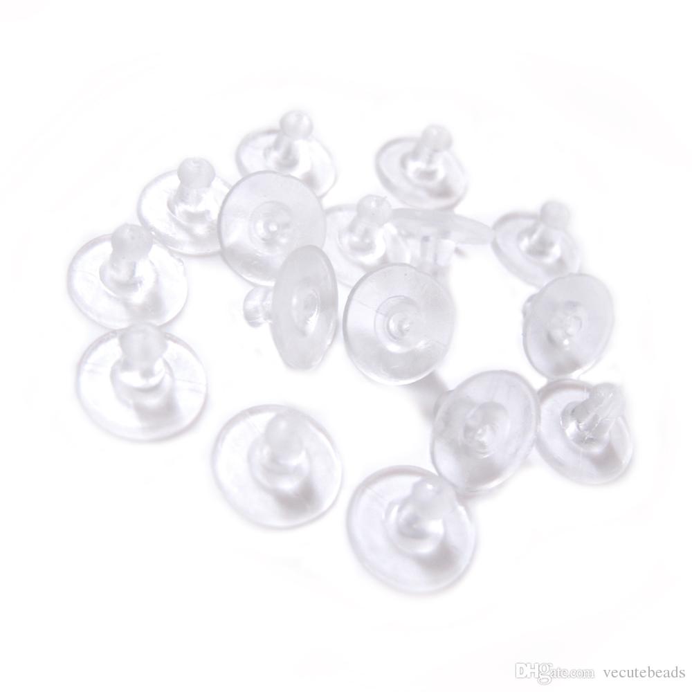 1000 Gummi Ohrmuttern Stopper für Ohrringe 5*5mm