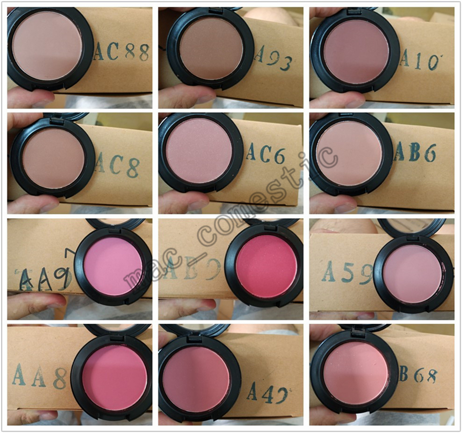 

Hot sell single color blush makeup 24 colors available SHEERTONE Blush 6g Fard A Joues Sheertone Blush ePacket free shipping real photo