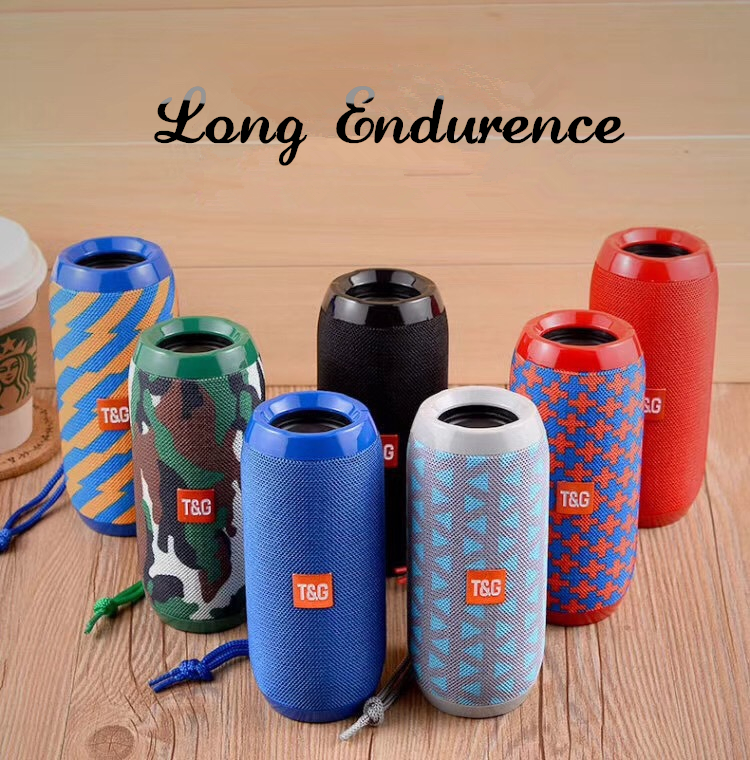 

TG117 Wireless Bluetooth Speaker Waterproof Portable Outdoor BoomBox 5WX2 Computer sound box portatil bluetooth Music Player