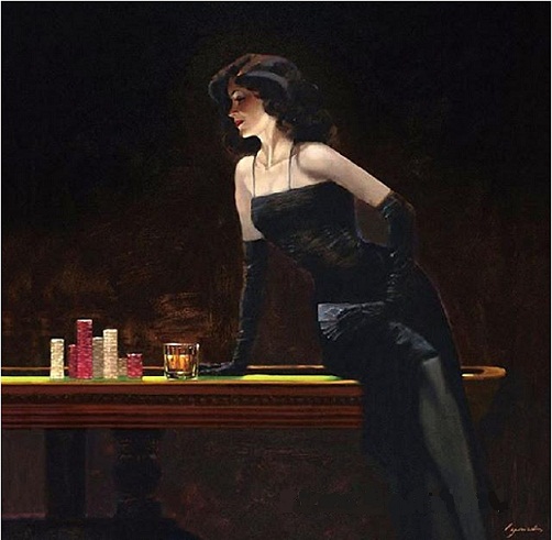 

Your Bet by Brent Lynch High Quality art for business office place Handpainted & HD Print Art Portrait Oil Painting On Canvas p333