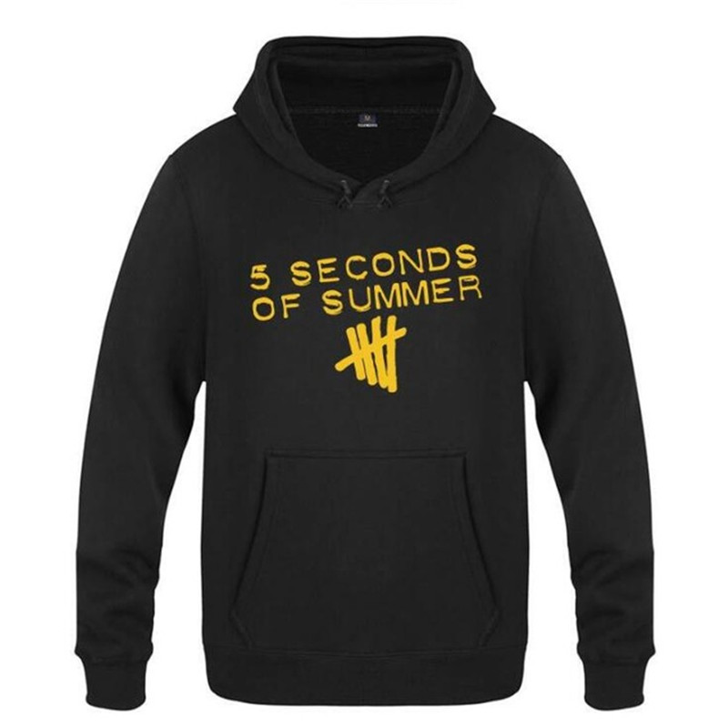 

Mens Hoodies 5SOS 5 Seconds of Summer Print Hoodie Men Hip Hip Fleece Long Sleeve Sweatshirt Rock Music Pullover Homens Moletom, Gray hoodie men 2
