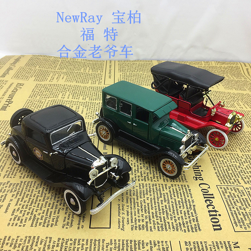 

Alloy Car Model Toys, Ford Classic Vintage Car, Retro Nostalgic Art, High Simulation, Party Kid' Birthday' Gift, Collecting, Home Decoration