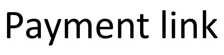 

payment link for extra cost