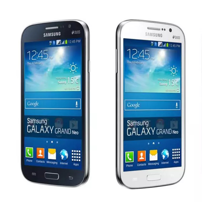 

Original Samsung GALAXY Grand Neo Plus I9060I GSM 3G Unlocked Cellphone 1G/8G Quad Core phone GPS WIFI Camera Bluetooth Refurbished Phone, Black