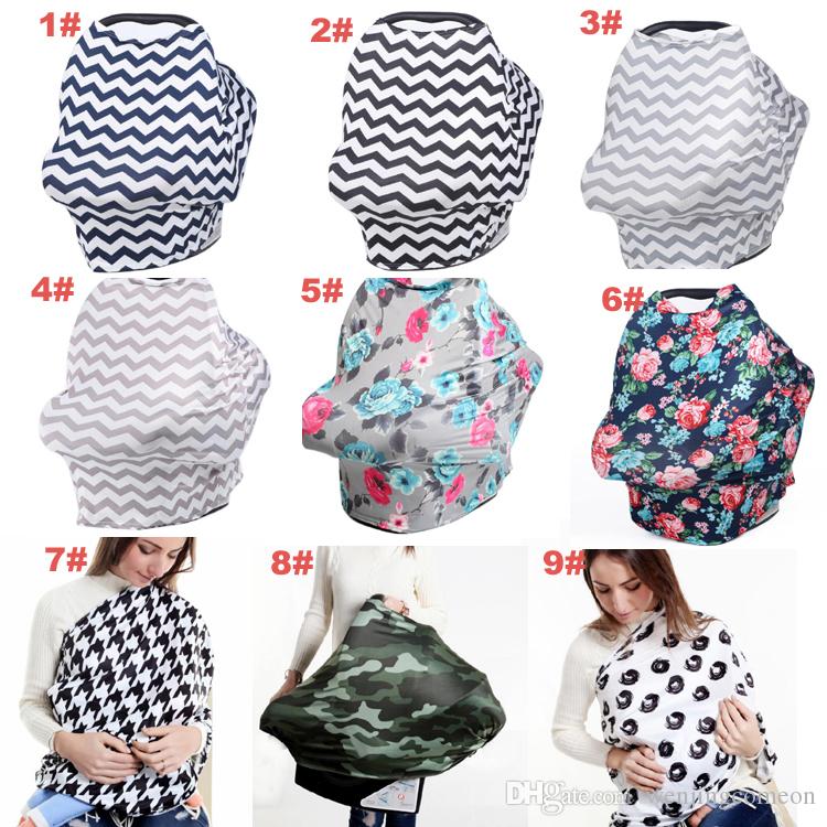 

Nursing Covers Baby Breastfeeding Mum Udder Covers Nursing Poncho CoverUp Shawl Blanket Babe INS Stroller Cover, 3#