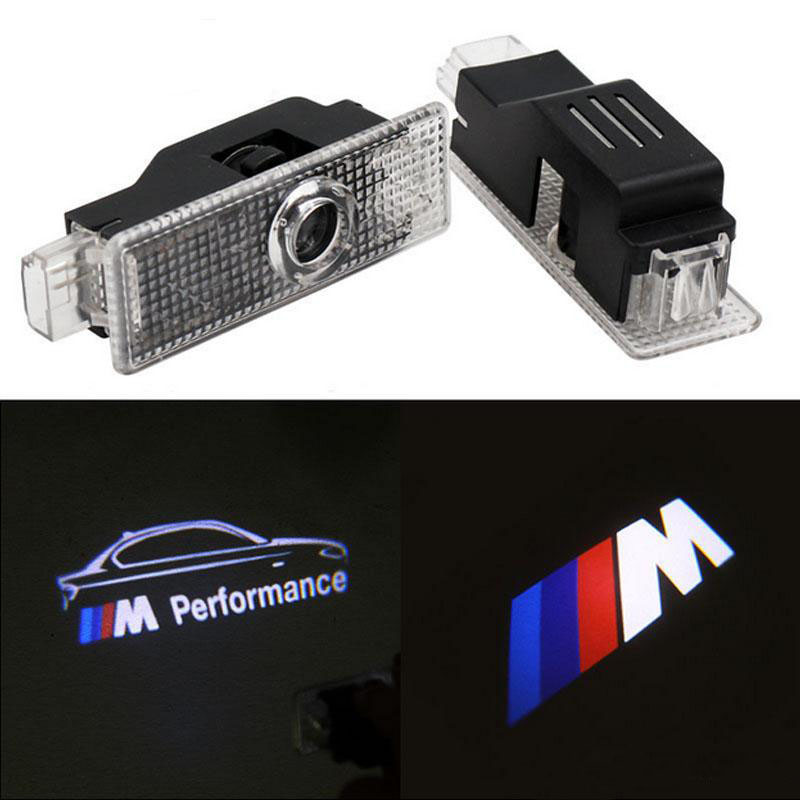 

For BMW F30 E60 E90 E92 E93 F20 Z4 X1 X6 GT M3 M5 M Performance Logo Car LED Door Welcome Light